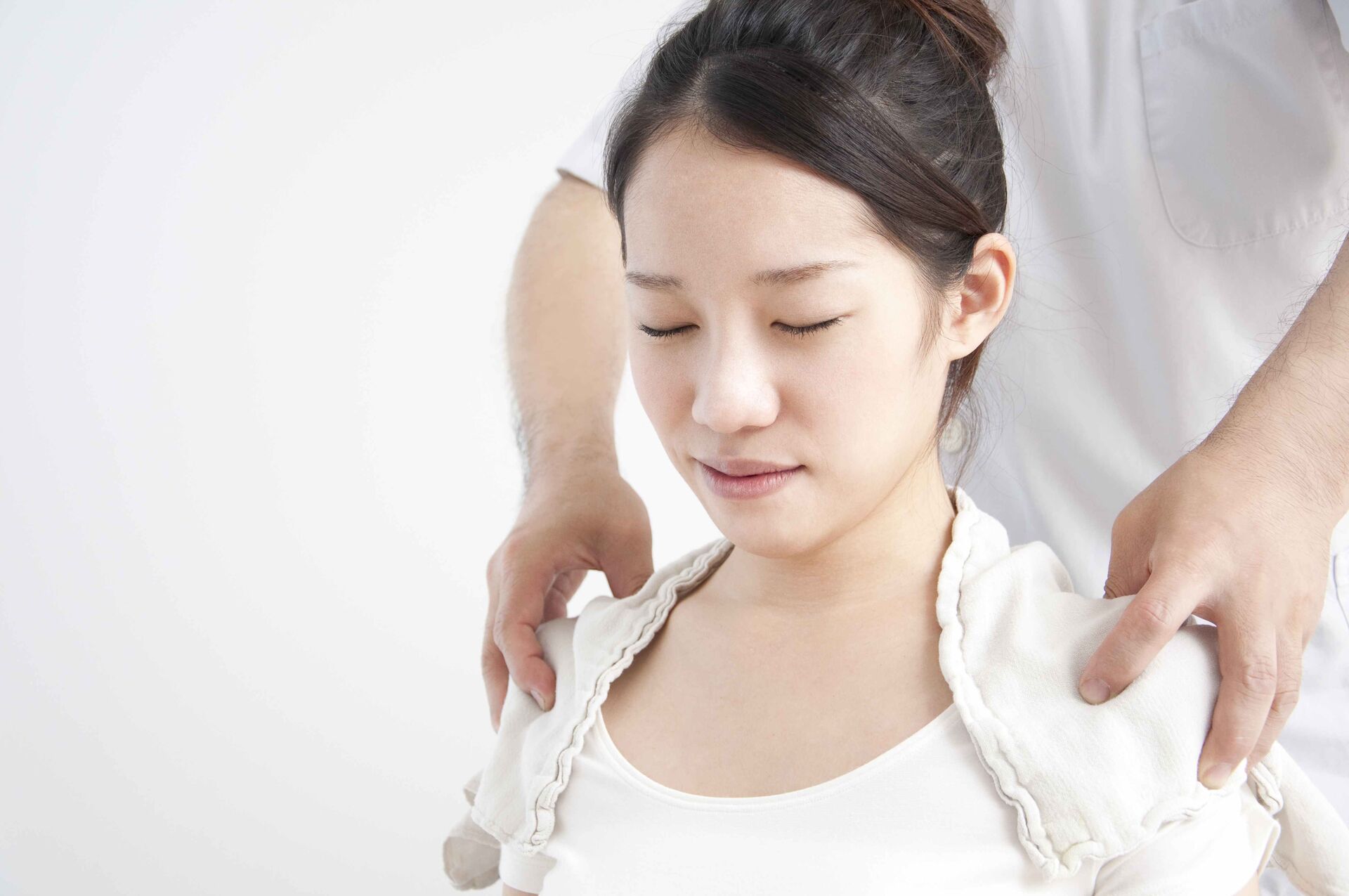 肩のコリの解消